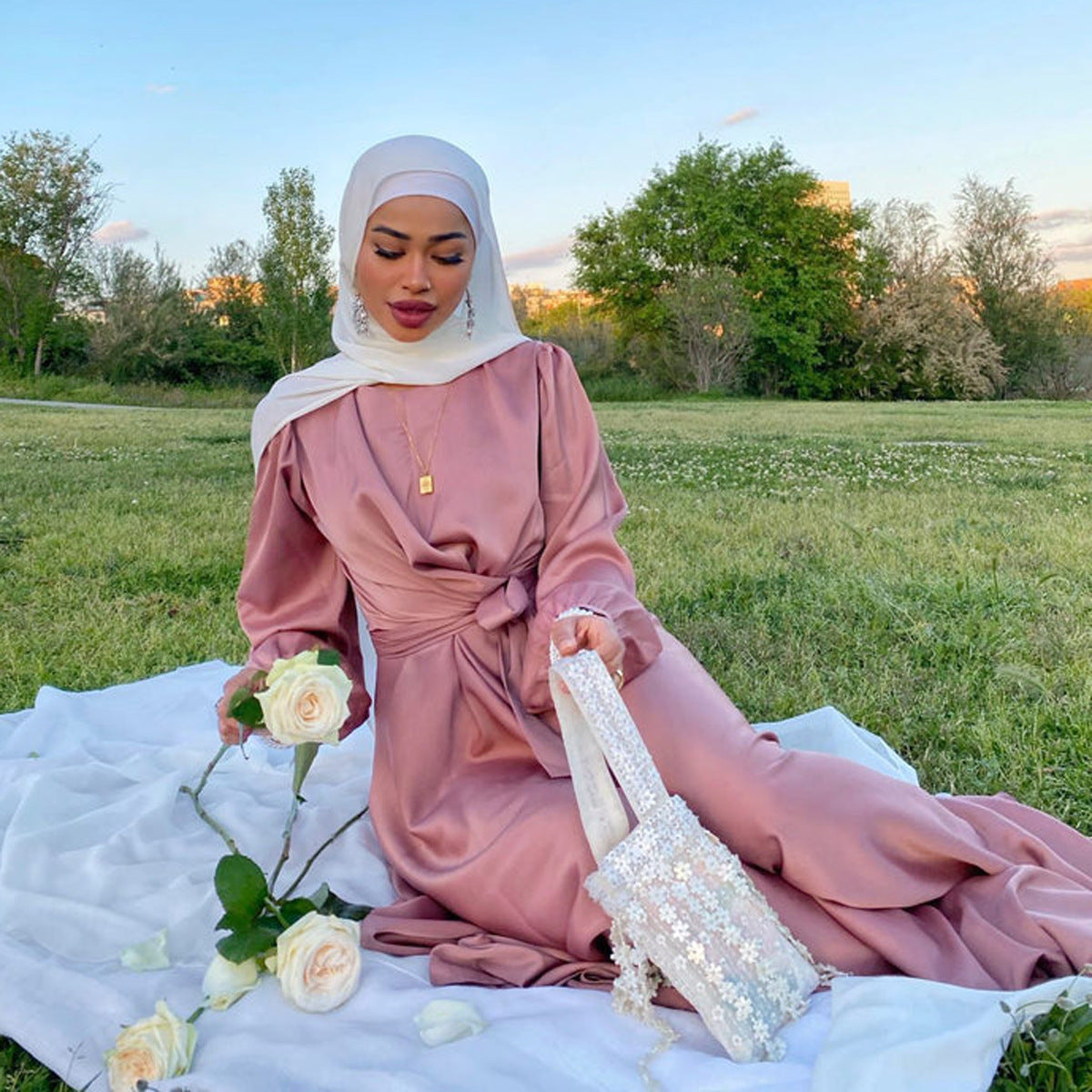 Gia Delightful Abaya Dress – Abaya Sister