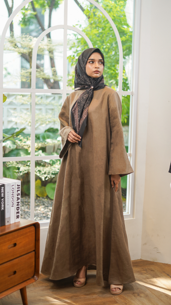 Fatimah Classic Brown Abaya – Abaya Sister