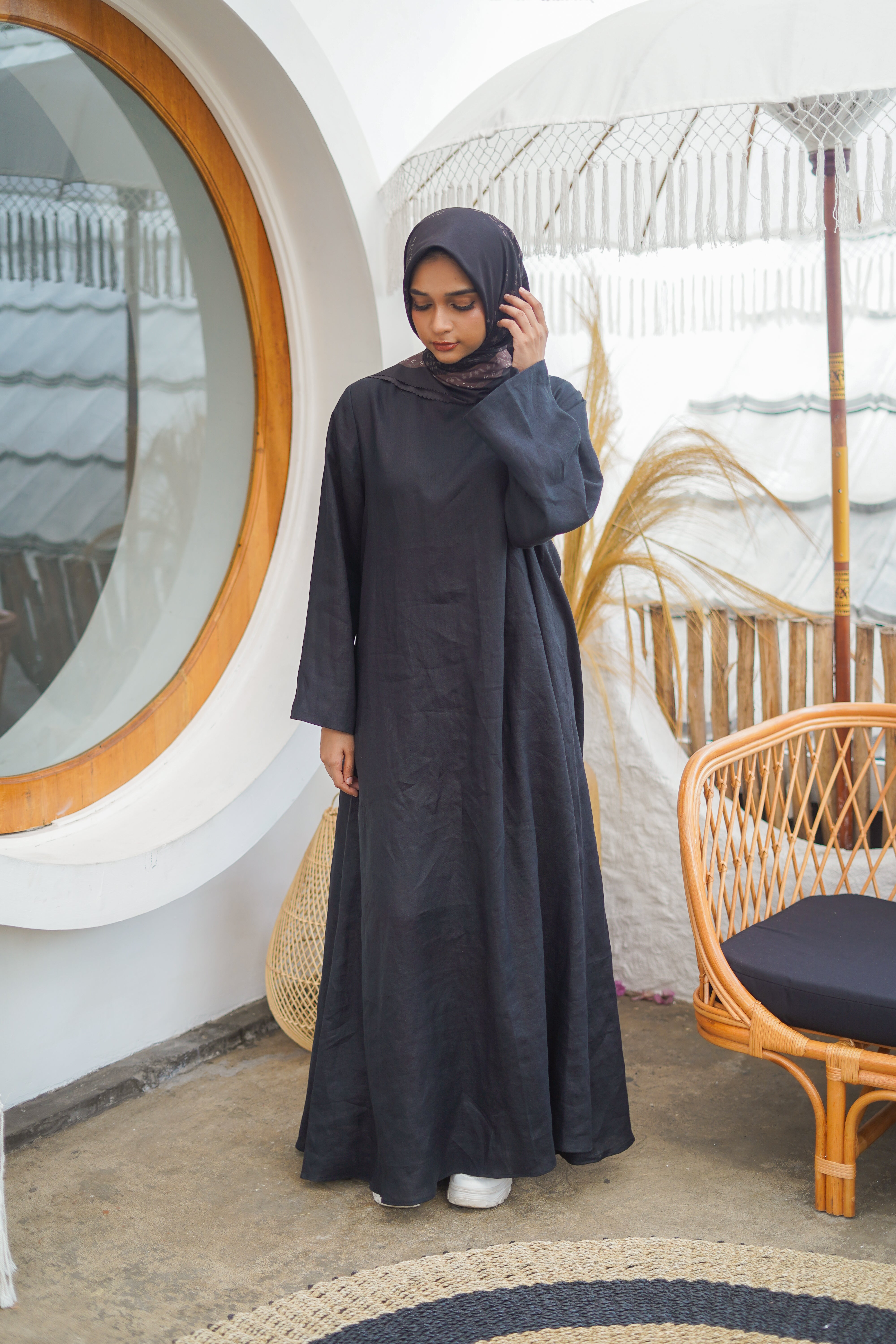 Khadijah Classic Black Abaya Abaya Sister Khadijah Classic Black Abaya Abaya Sister